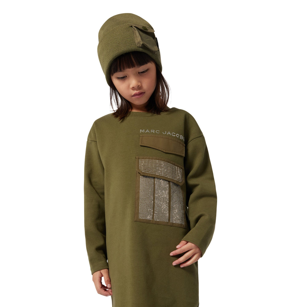 Long Sleeved Dress - Winter Moss