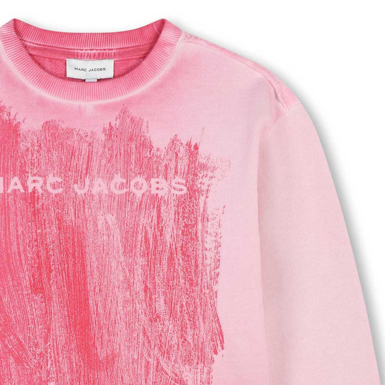 Dyed Effect Sweatshirt - Fuschia