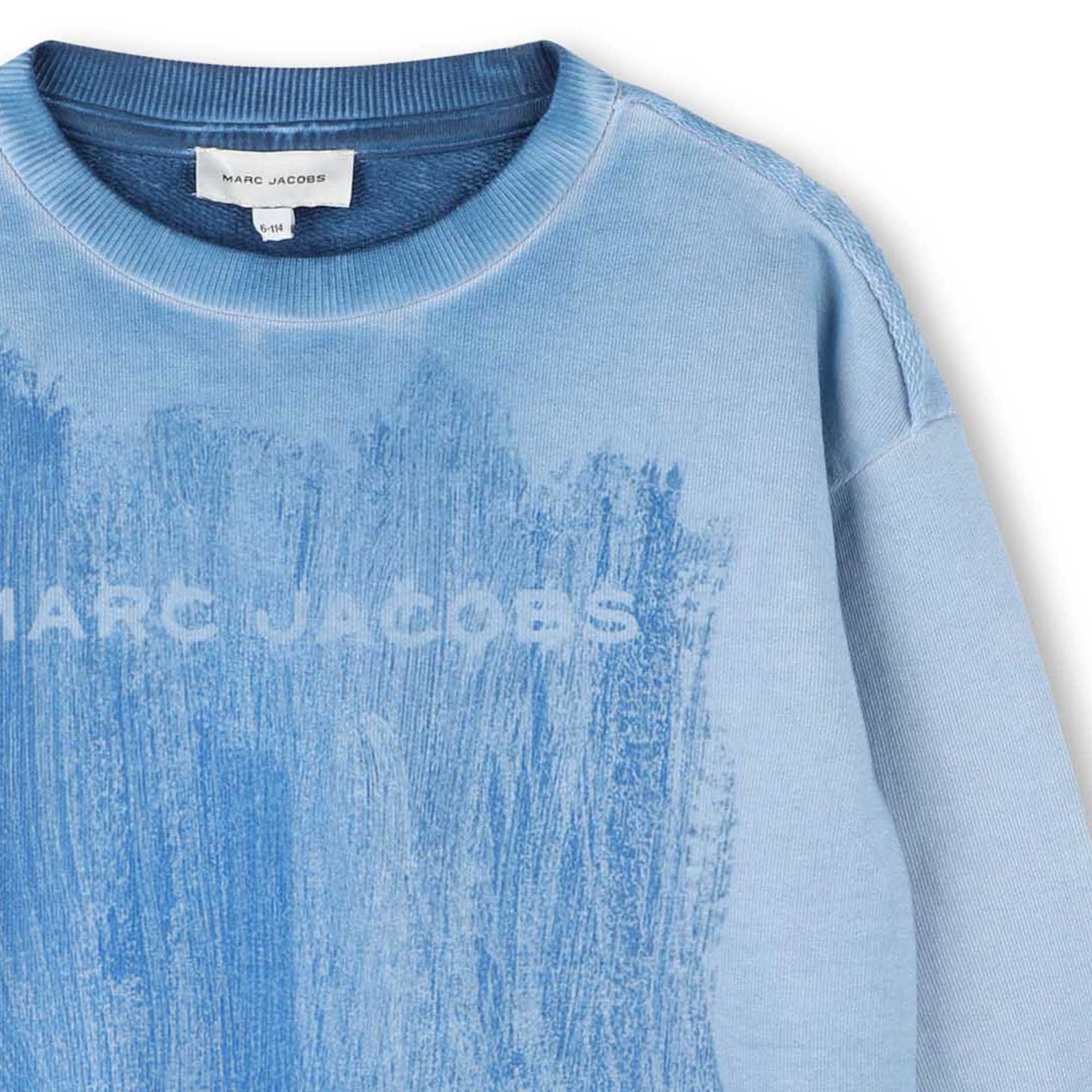 Dyed Effect Sweatshirt - Blue