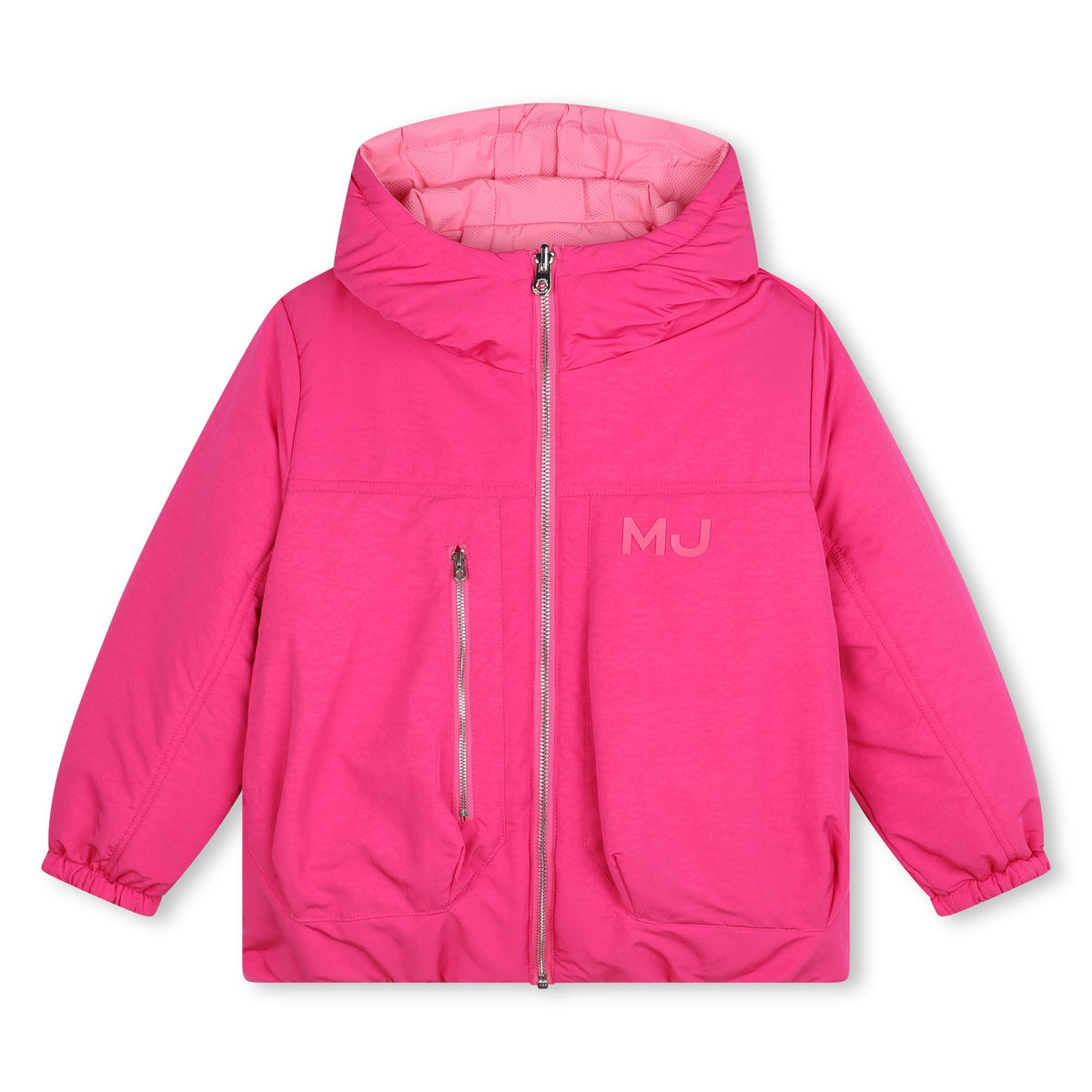 Reversible Puffer Jacket - Fuschia