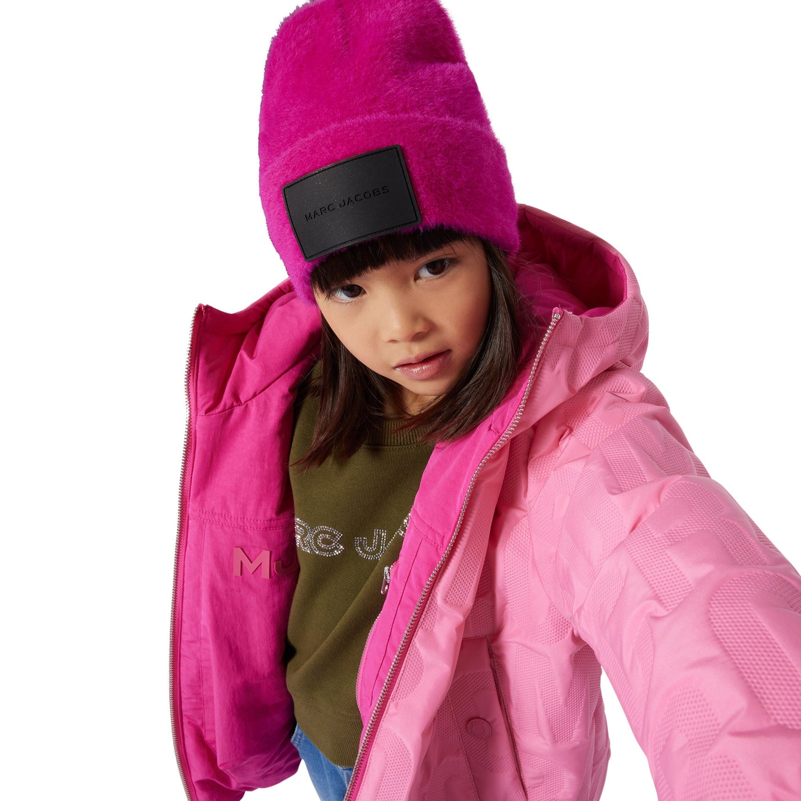 Reversible Puffer Jacket - Fuschia