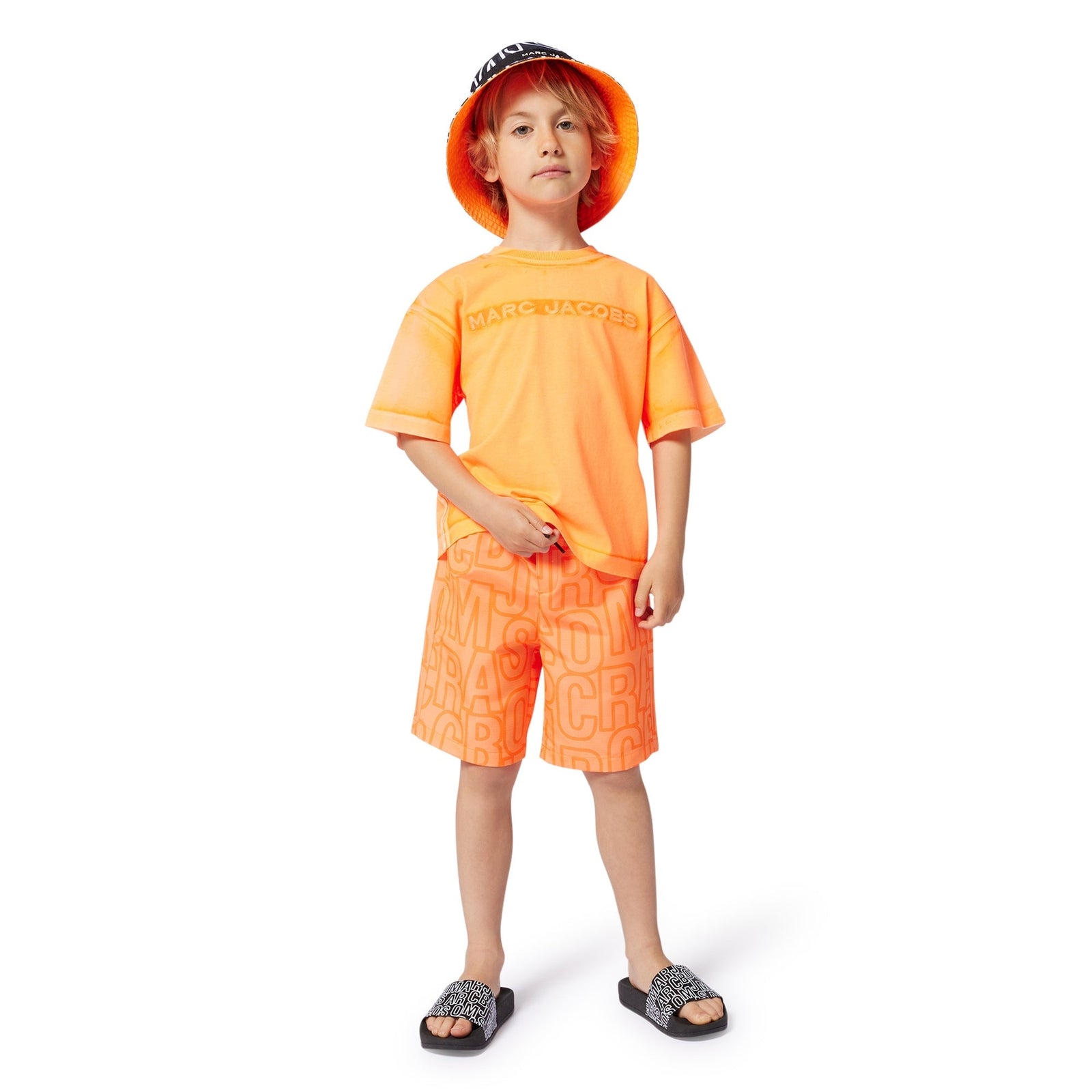 Marc Logo T-Shirt - Peach