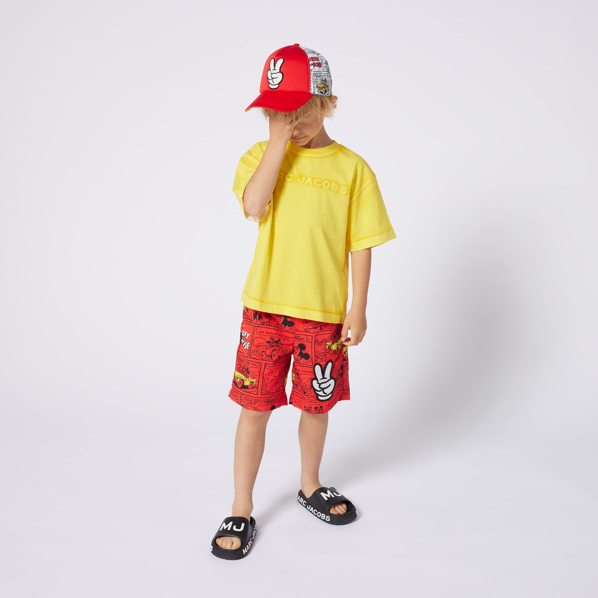 Marc Logo T-Shirt - Yellow