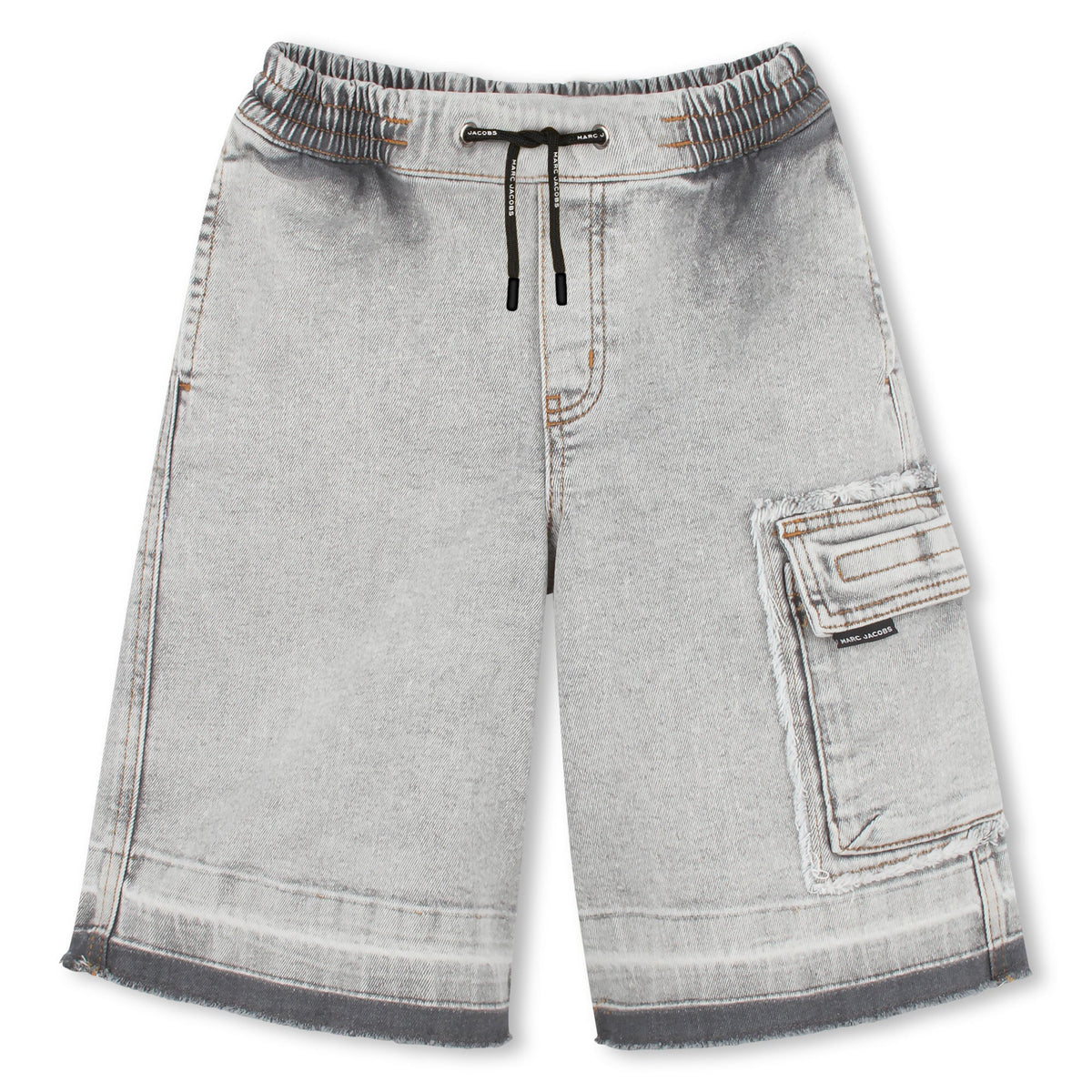 Long Denim Bermuda Shorts