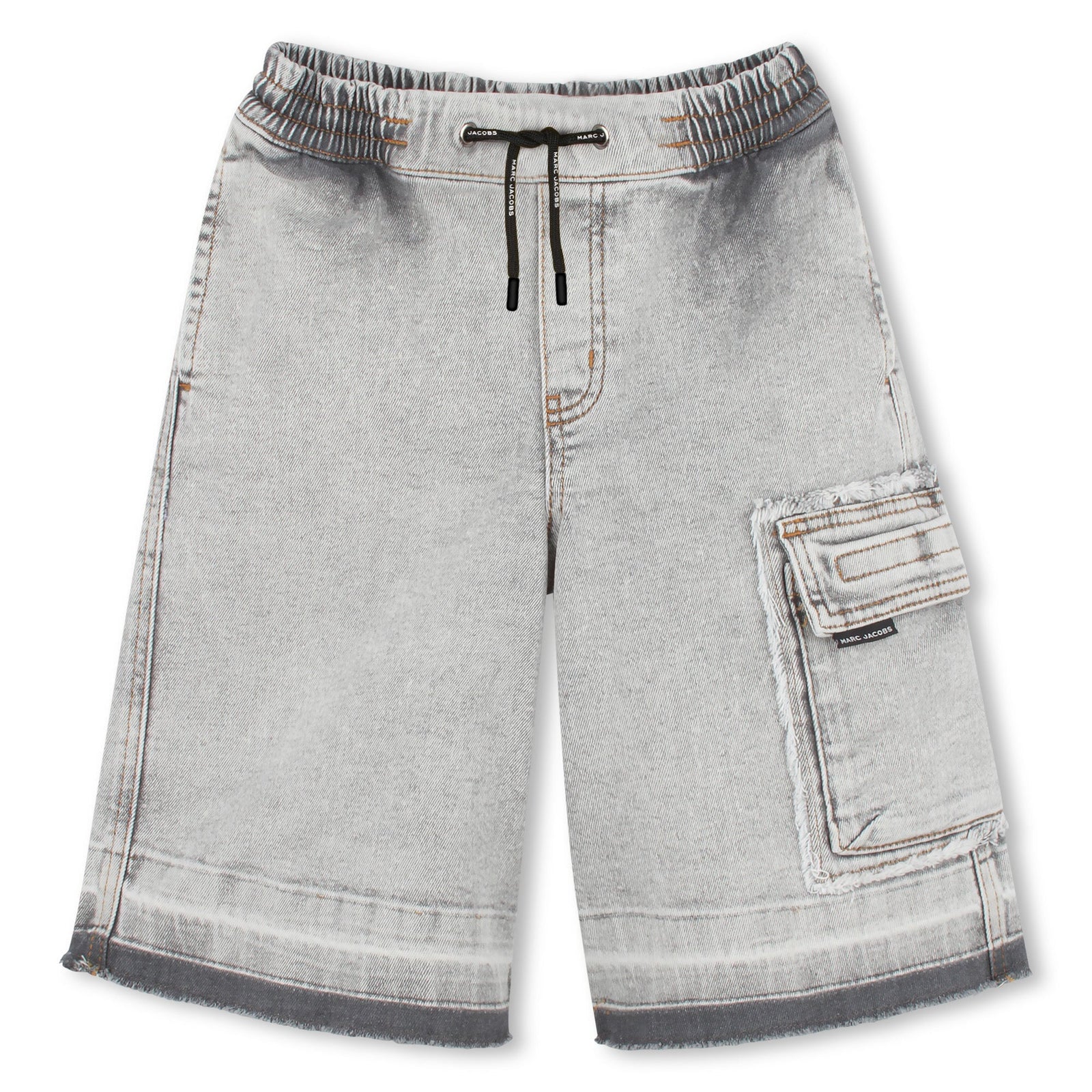 Long Denim Bermuda Shorts