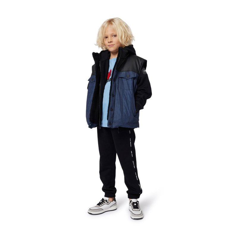 Hooded Cardigan - Black