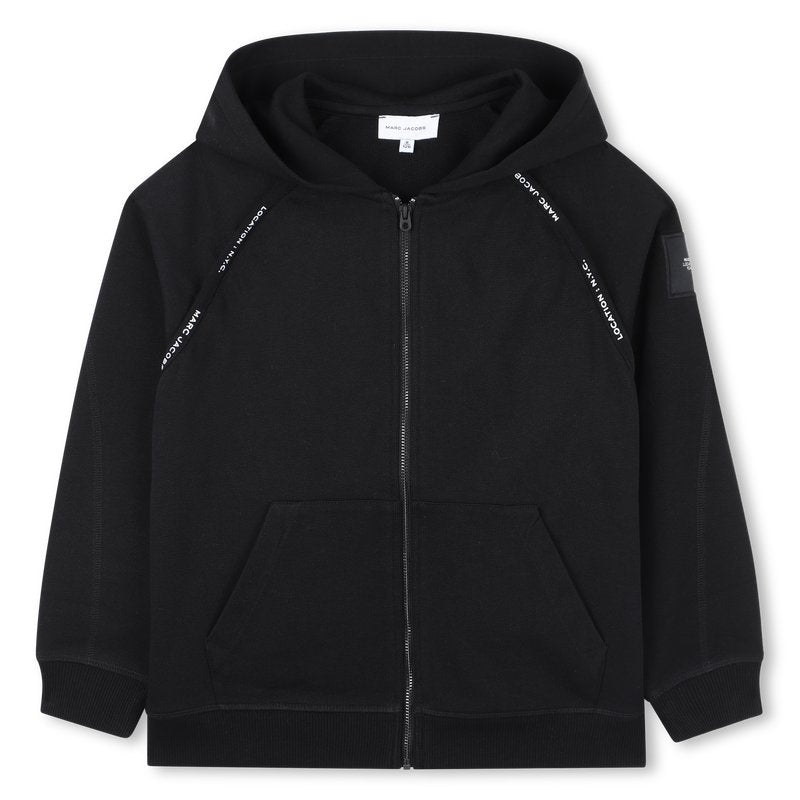 Hooded Cardigan - Black