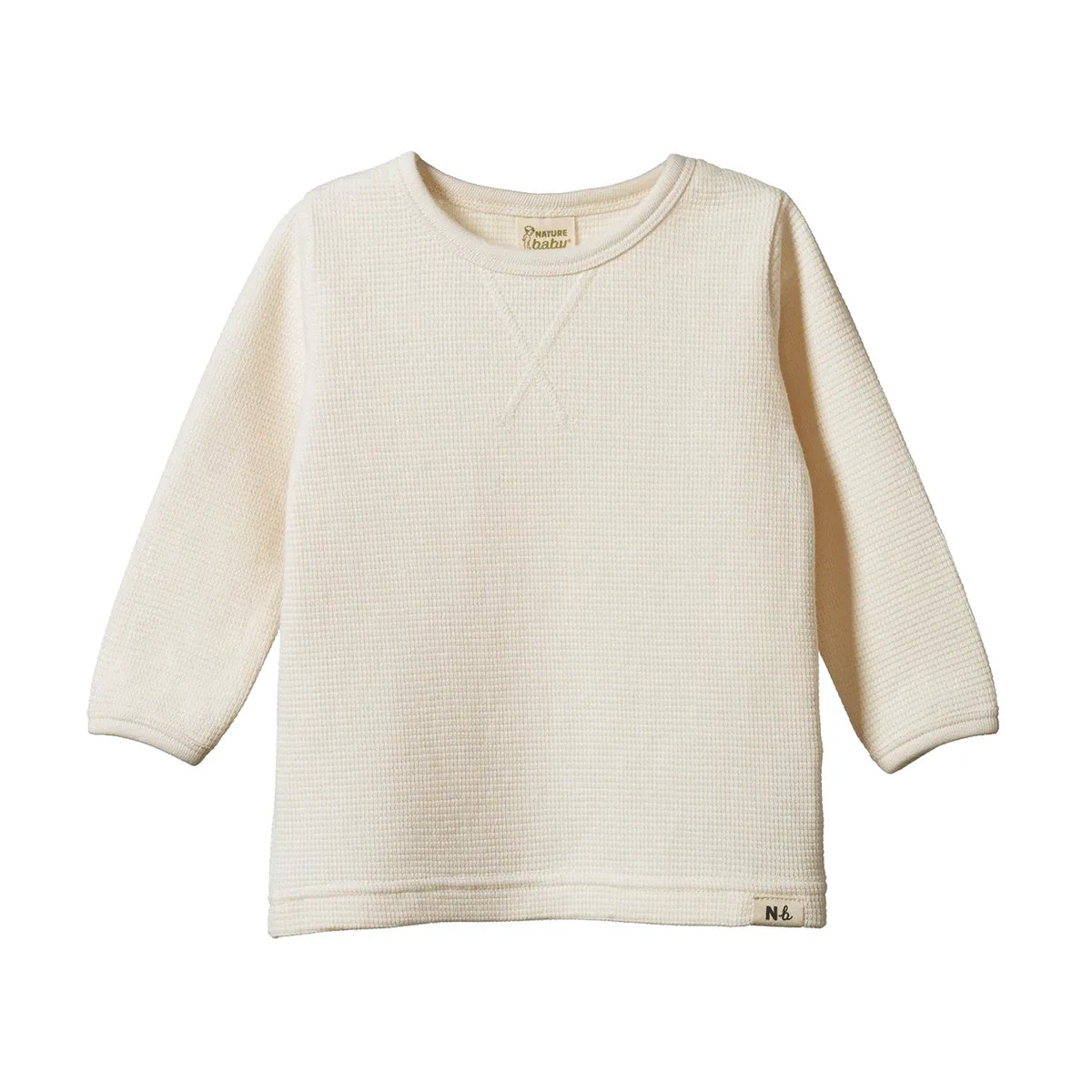 Waffle Tee - Natural