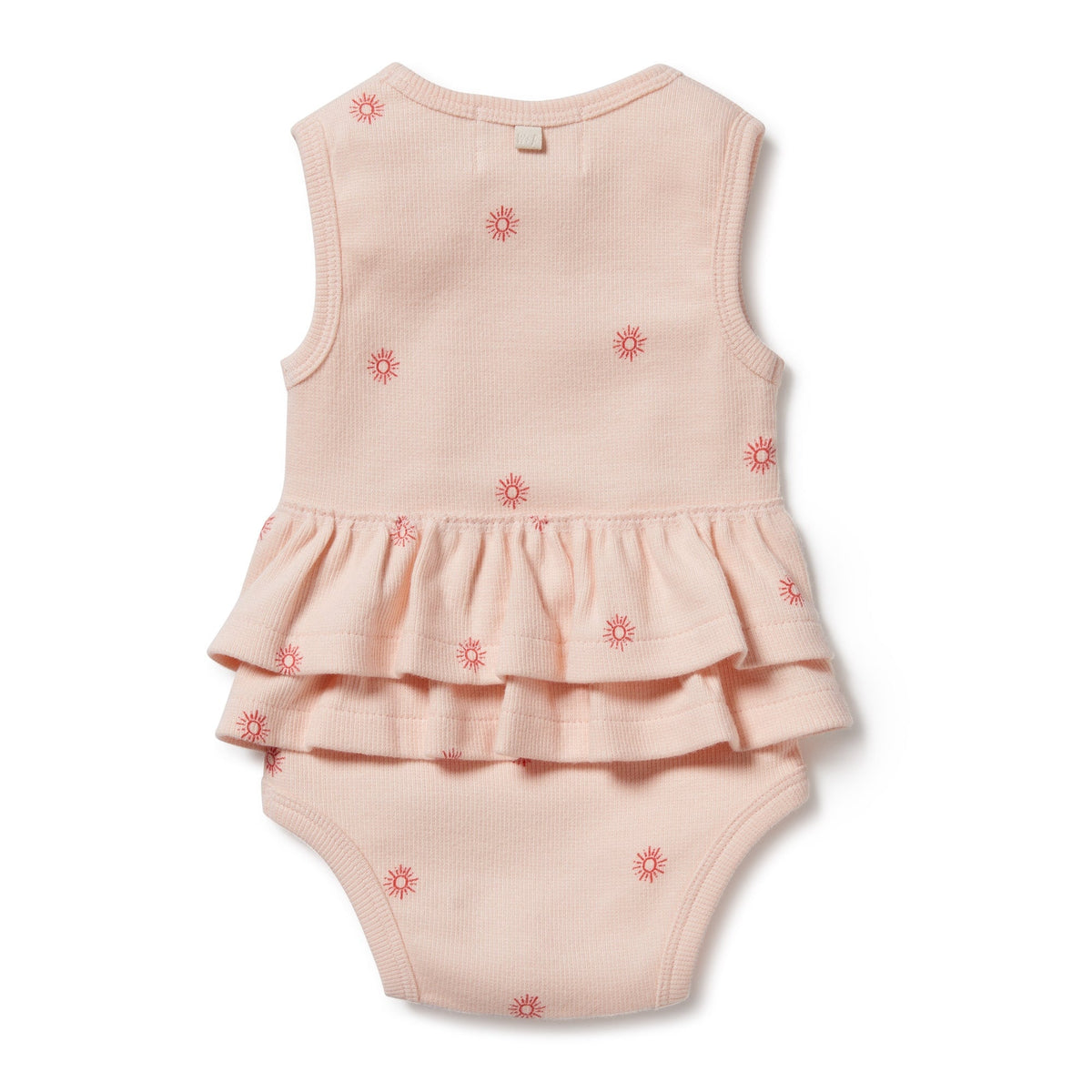 Petit Soleil Organic Ruffle Bodysuit