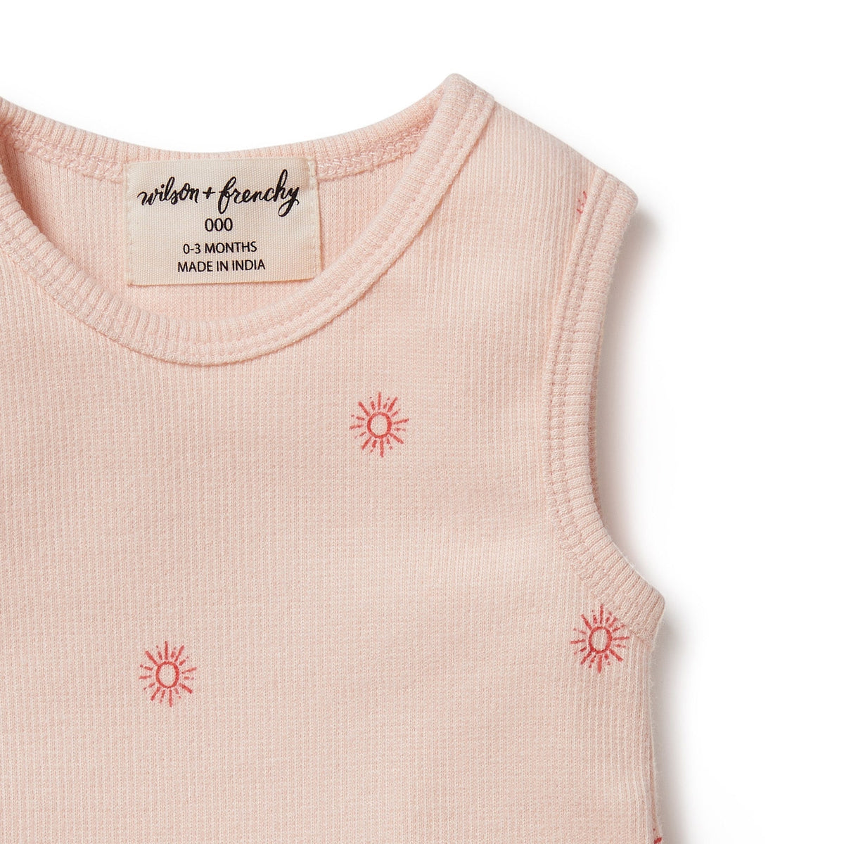 Petit Soleil Organic Ruffle Bodysuit