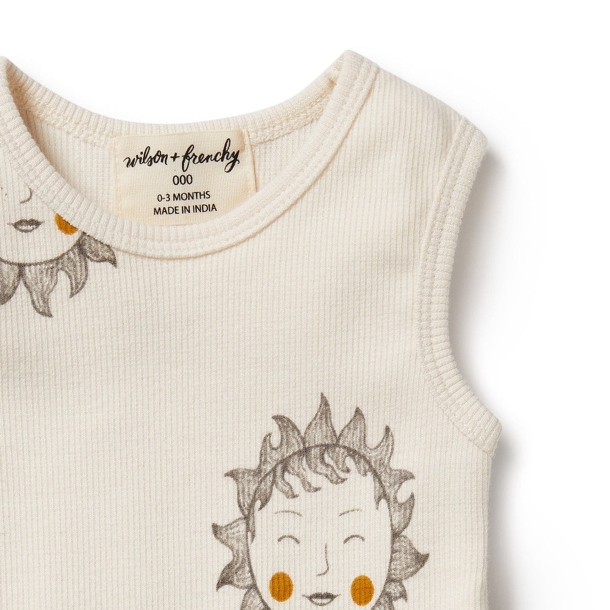 Shine On Me Organic Ruffle Bodysuit