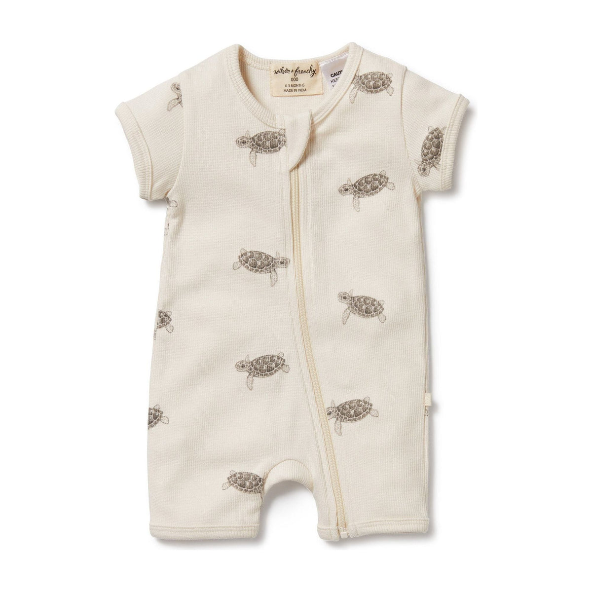 Tiny Turtle Organic Boyleg Zipsuit