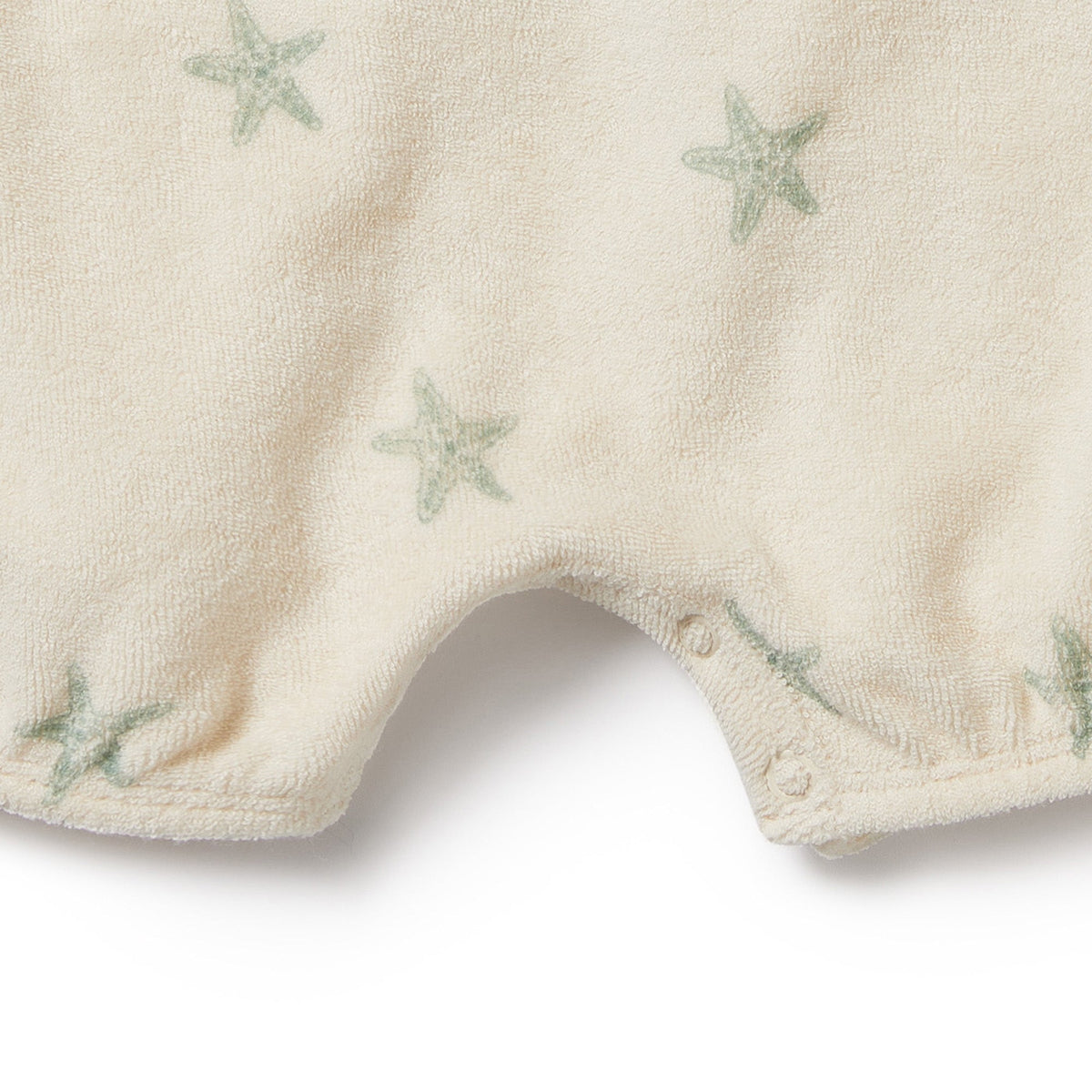 Tiny Starfish Organic Terry Tie Playsuit