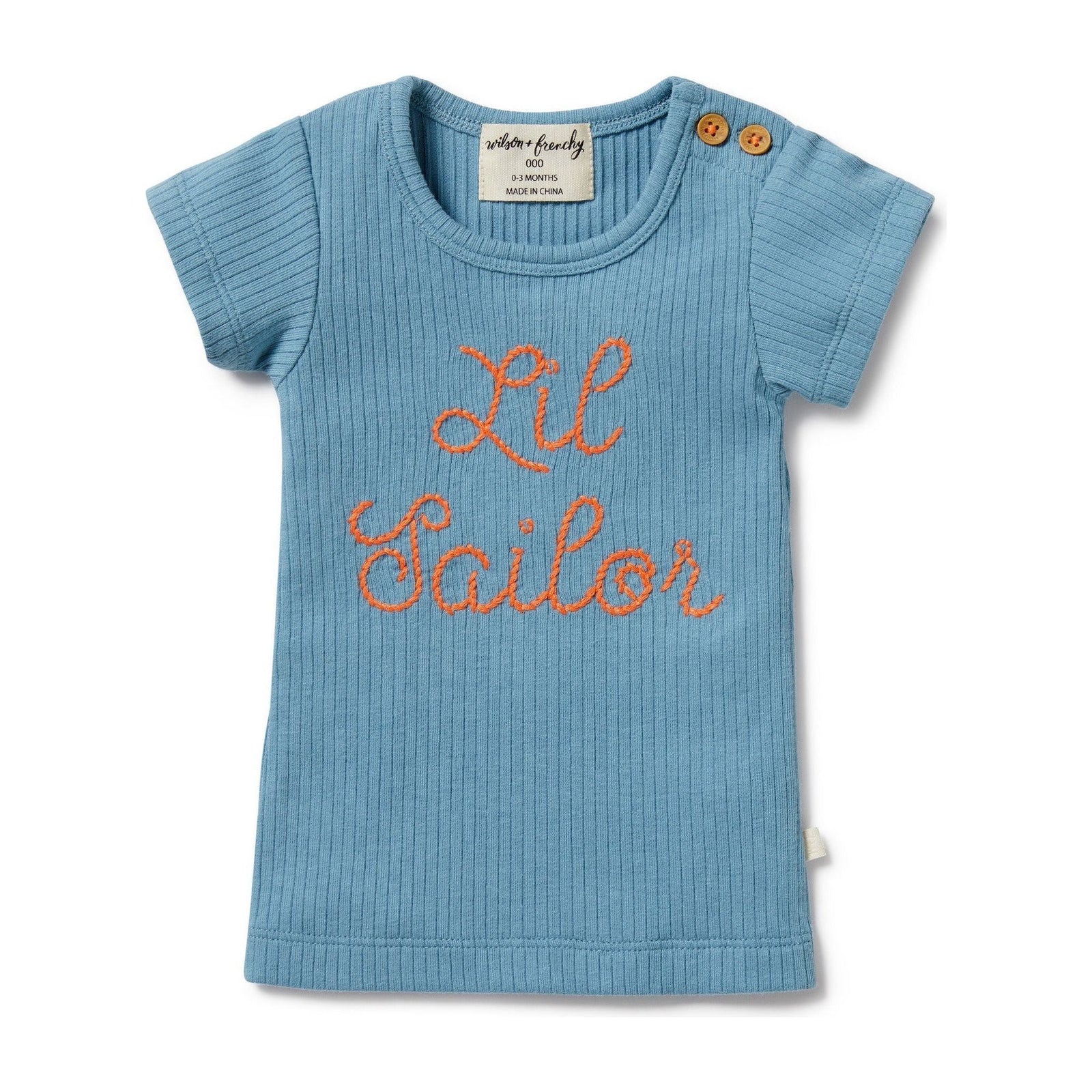 Lil Sailor Organic Rib Tee