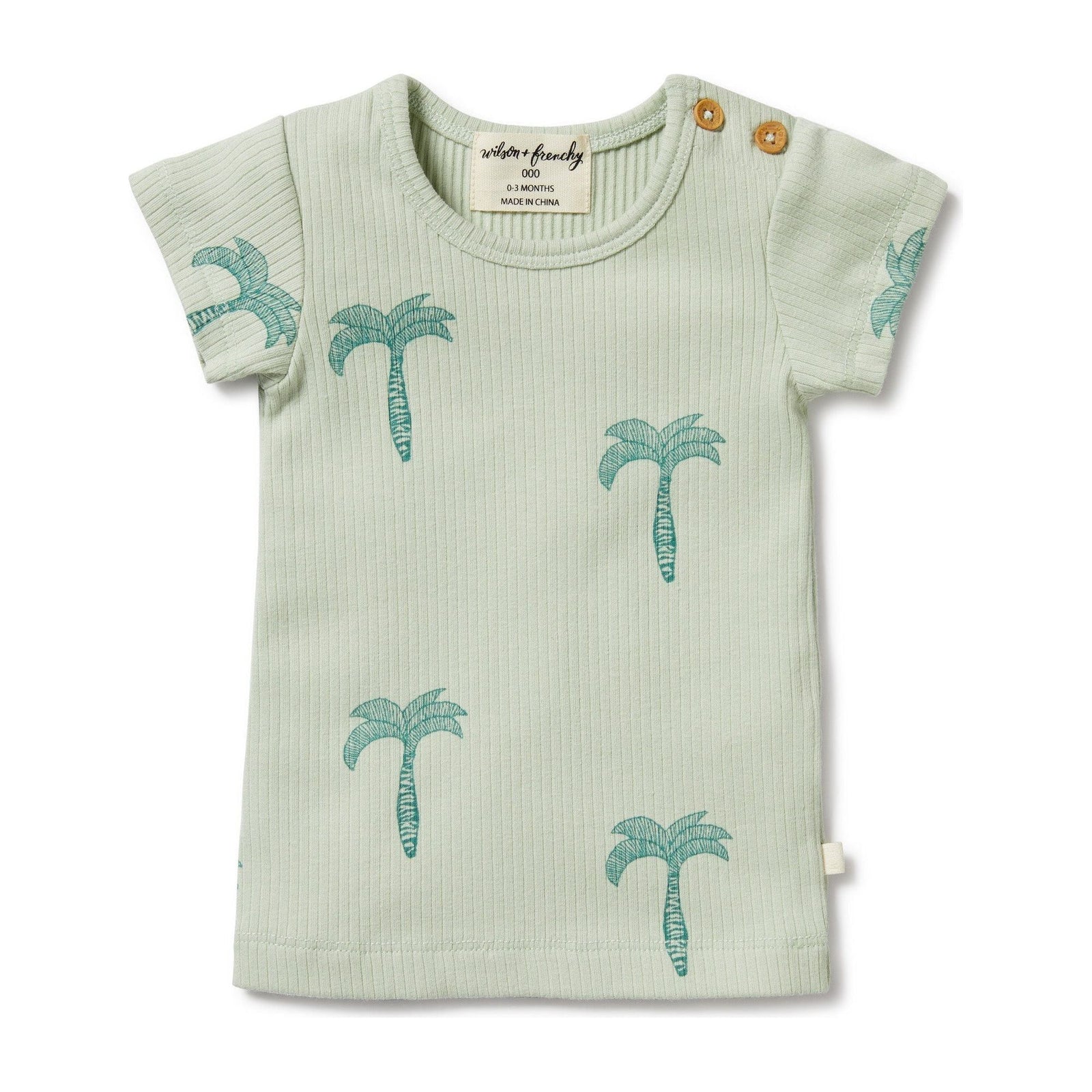 Palm Tree Organic Rib Tee