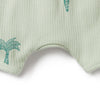 Palm Tree Organic Rib Short
