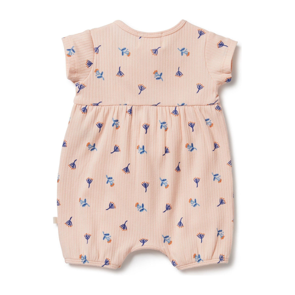 Little Flower Organic Rib Playsuit