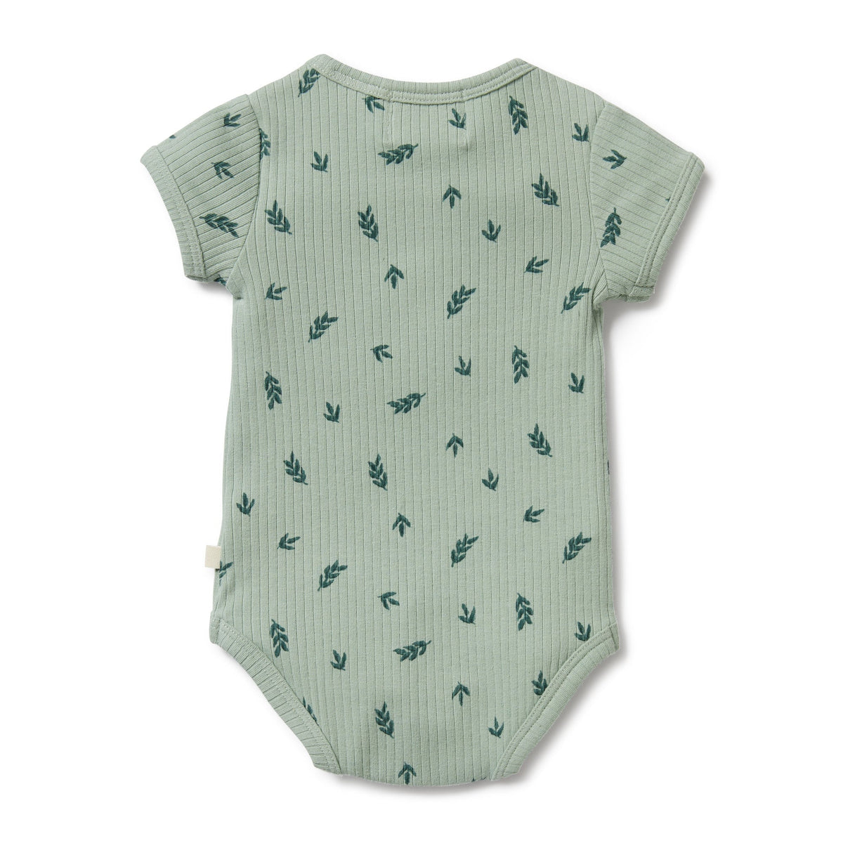 Falling Leaf Organic Rib Henley Bodysuit