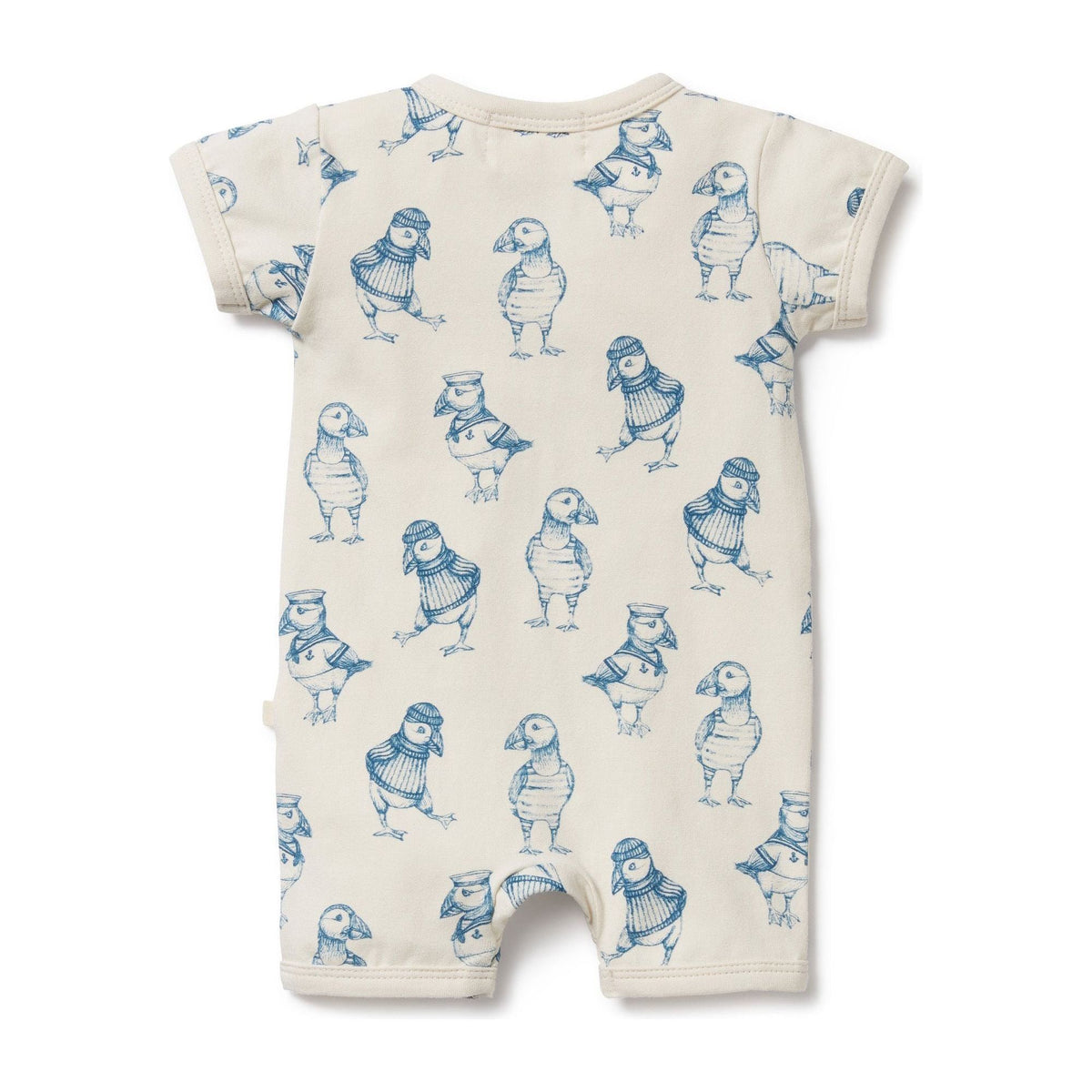 Petit Puffin Organic Boyleg Zipsuit