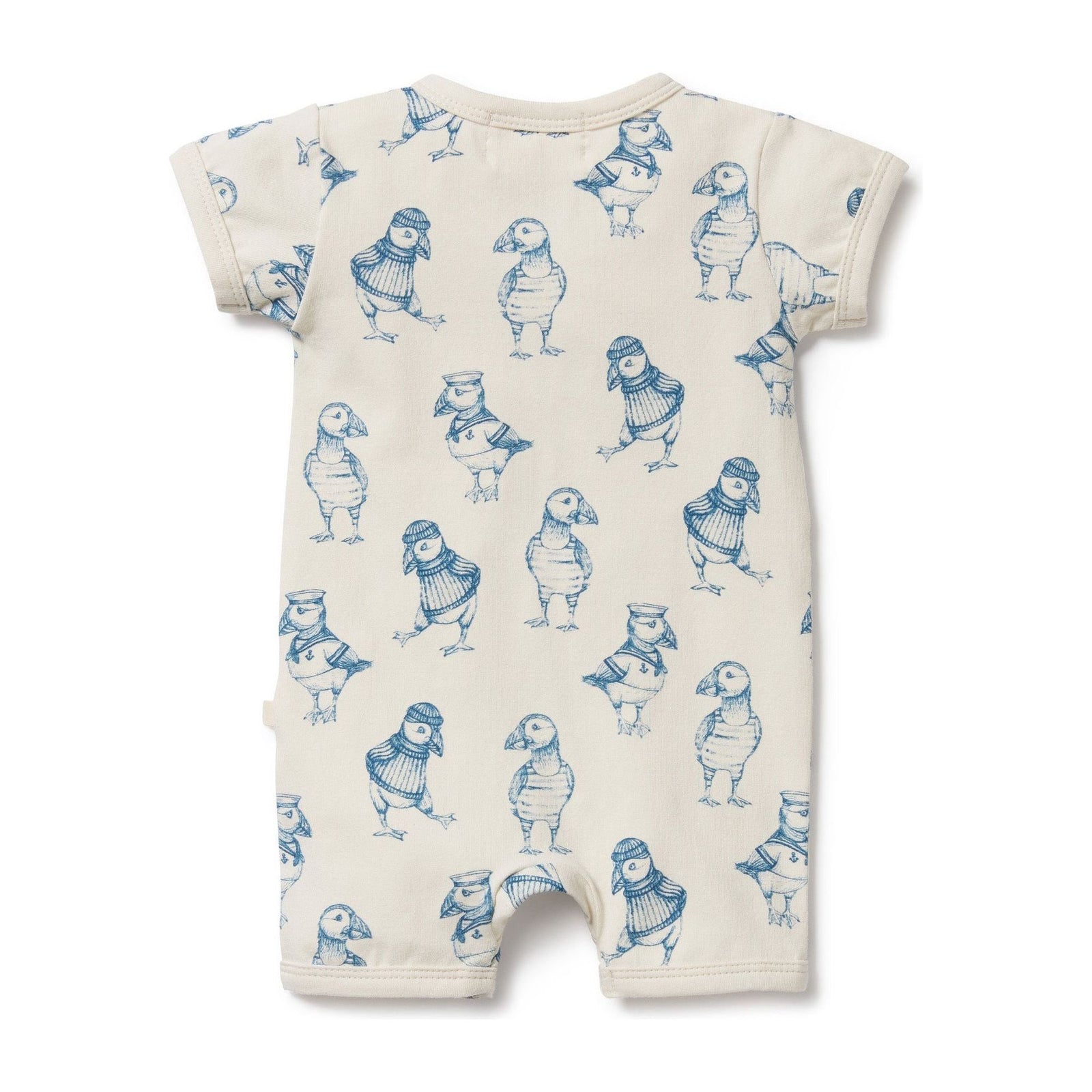 Petit Puffin Organic Boyleg Zipsuit