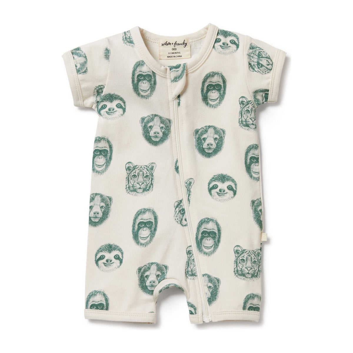 Hello Jungle Organic Boyleg Zipsuit