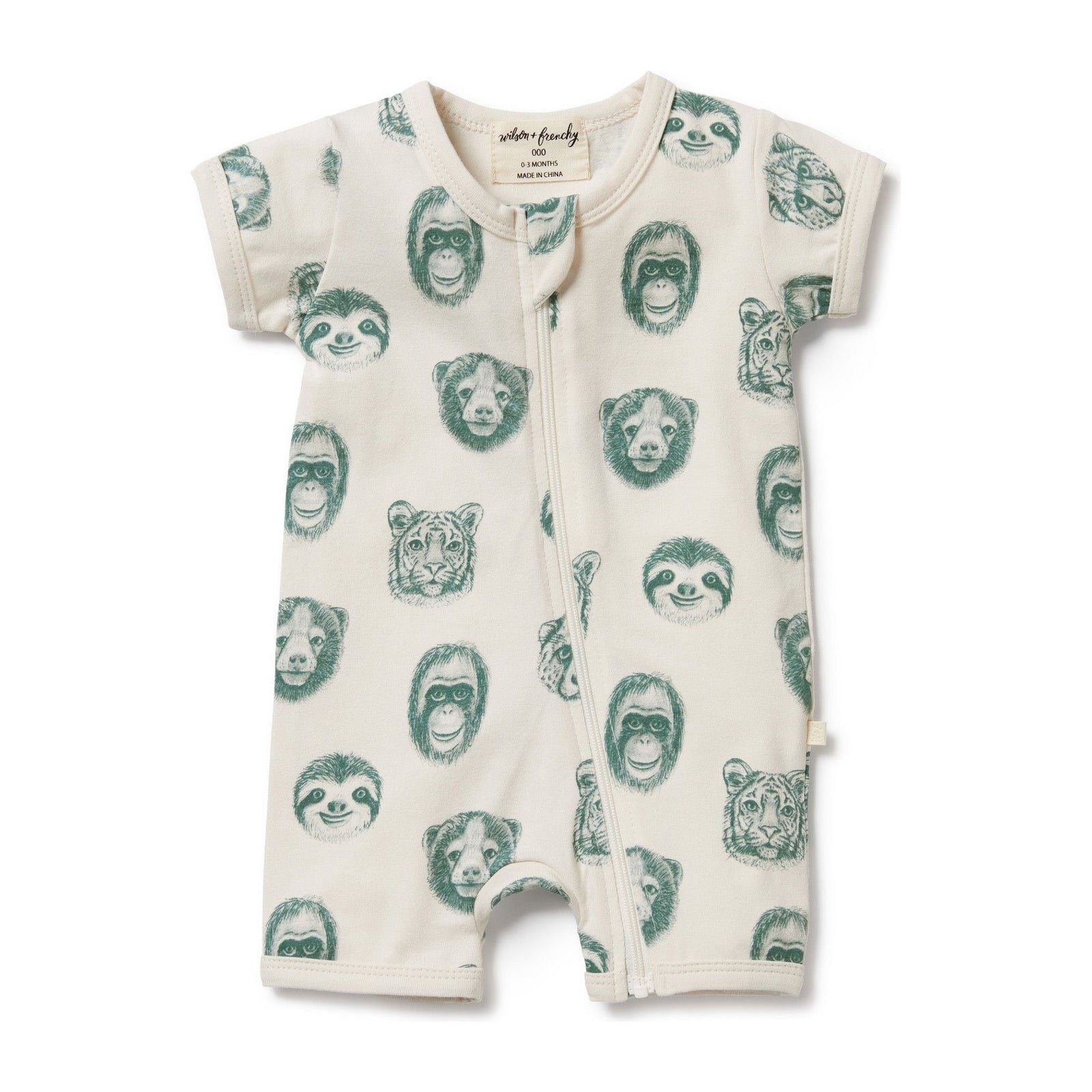 Hello Jungle Organic Boyleg Zipsuit