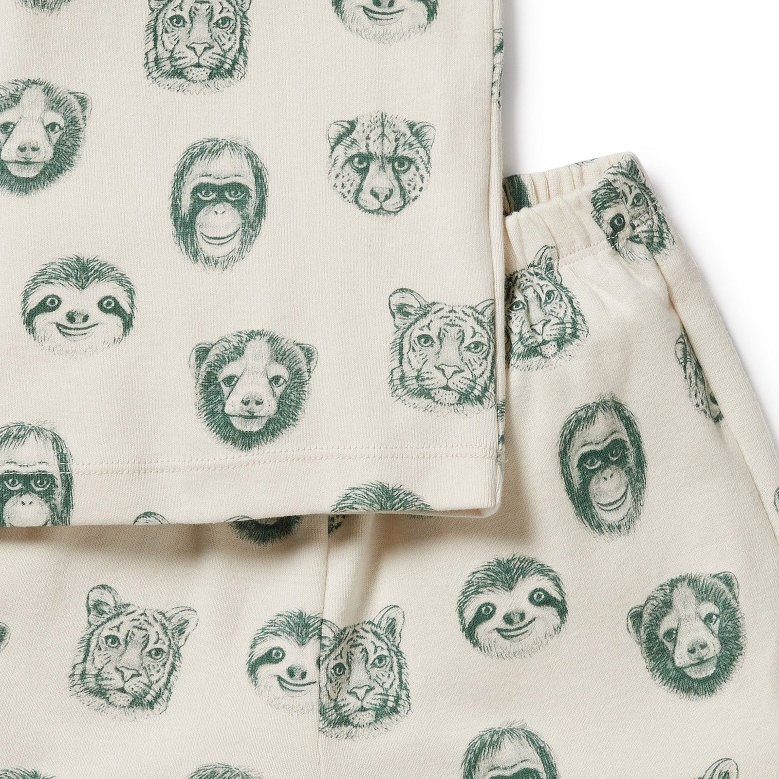 Hello Jungle Organic Short Sleeve Pyjamas