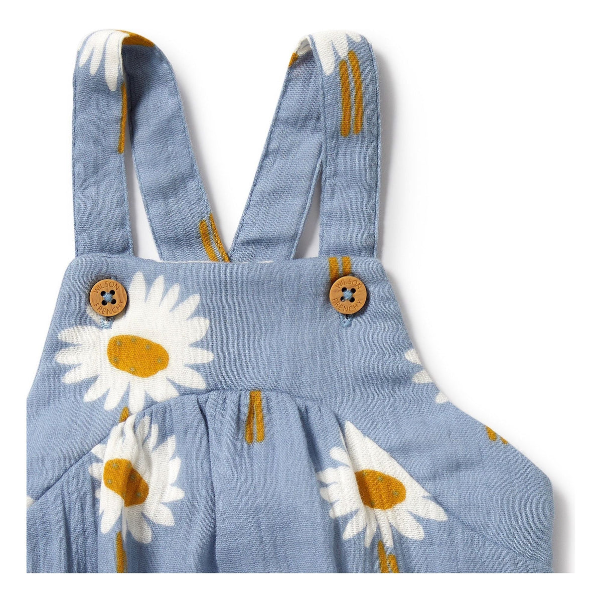 Daisy Floral Organic Crinkle Bodysuit