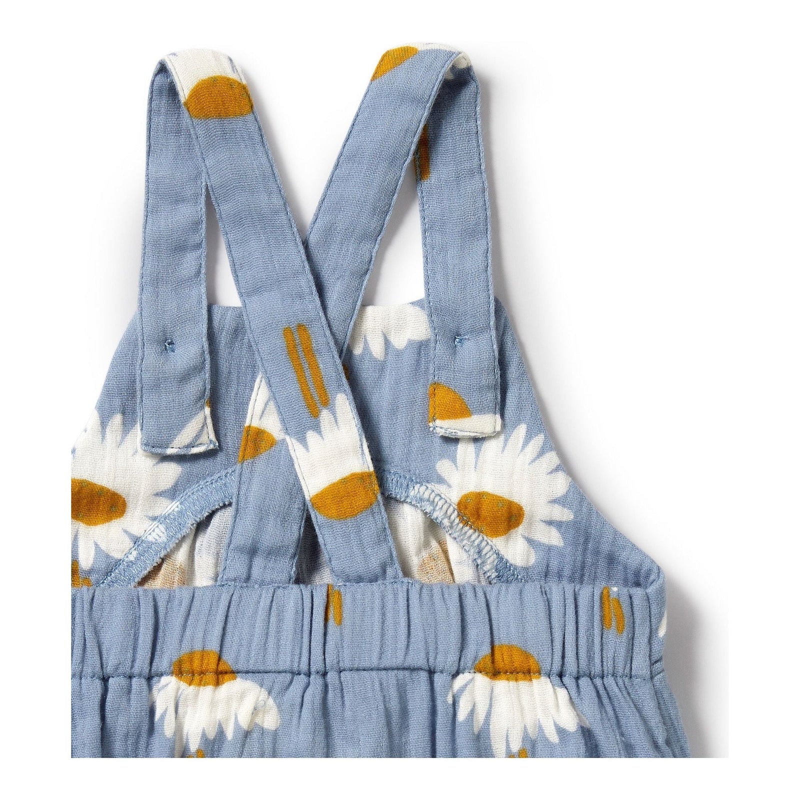 Daisy Floral Organic Crinkle Bodysuit
