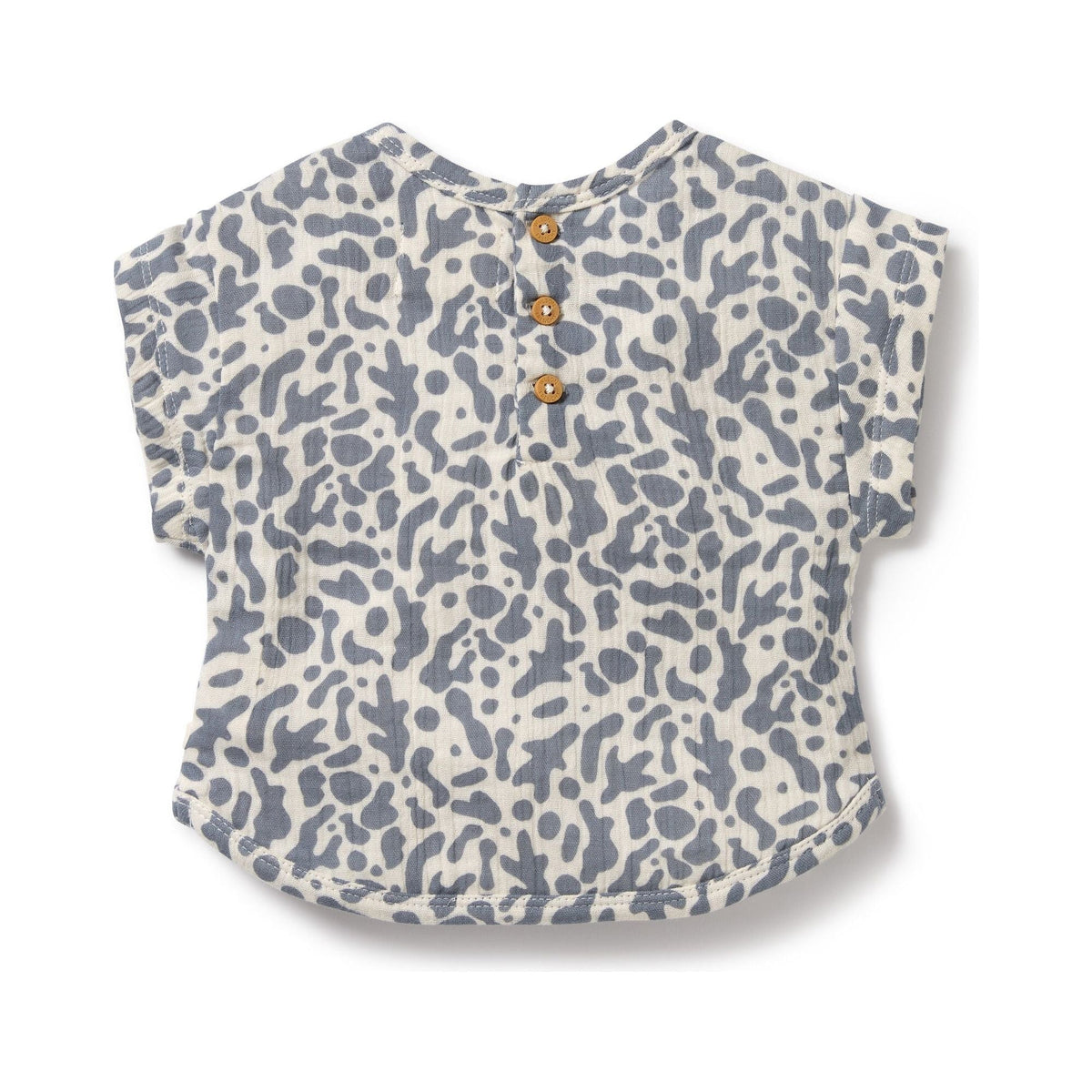Blue Coral Organic Crinkle Tee
