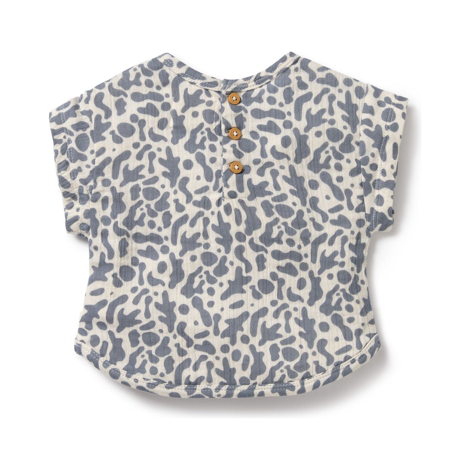 Blue Coral Organic Crinkle Tee