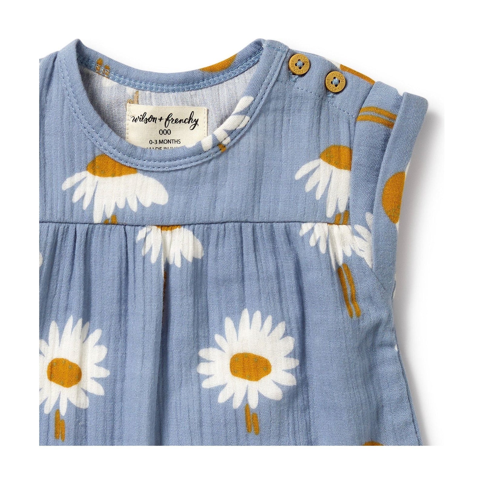 Daisy Floral Organic Crinkle Jumpsuit