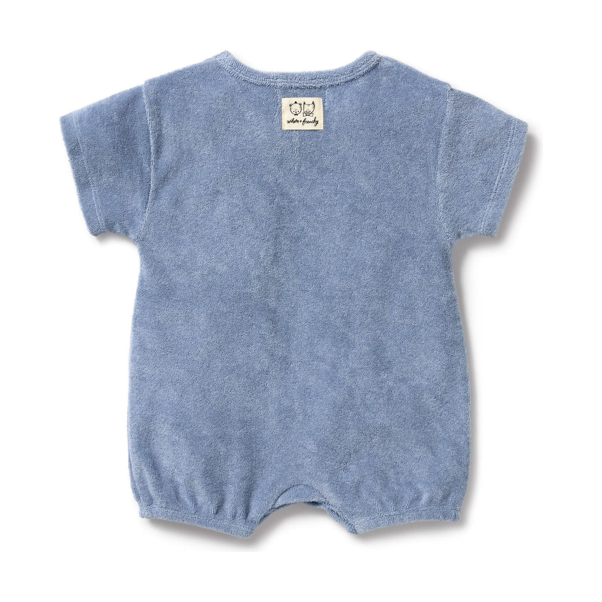 Dusty Blue Organic Terry Growsuit