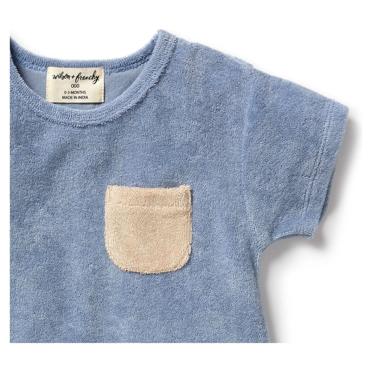 Dusty Blue Organic Terry Growsuit