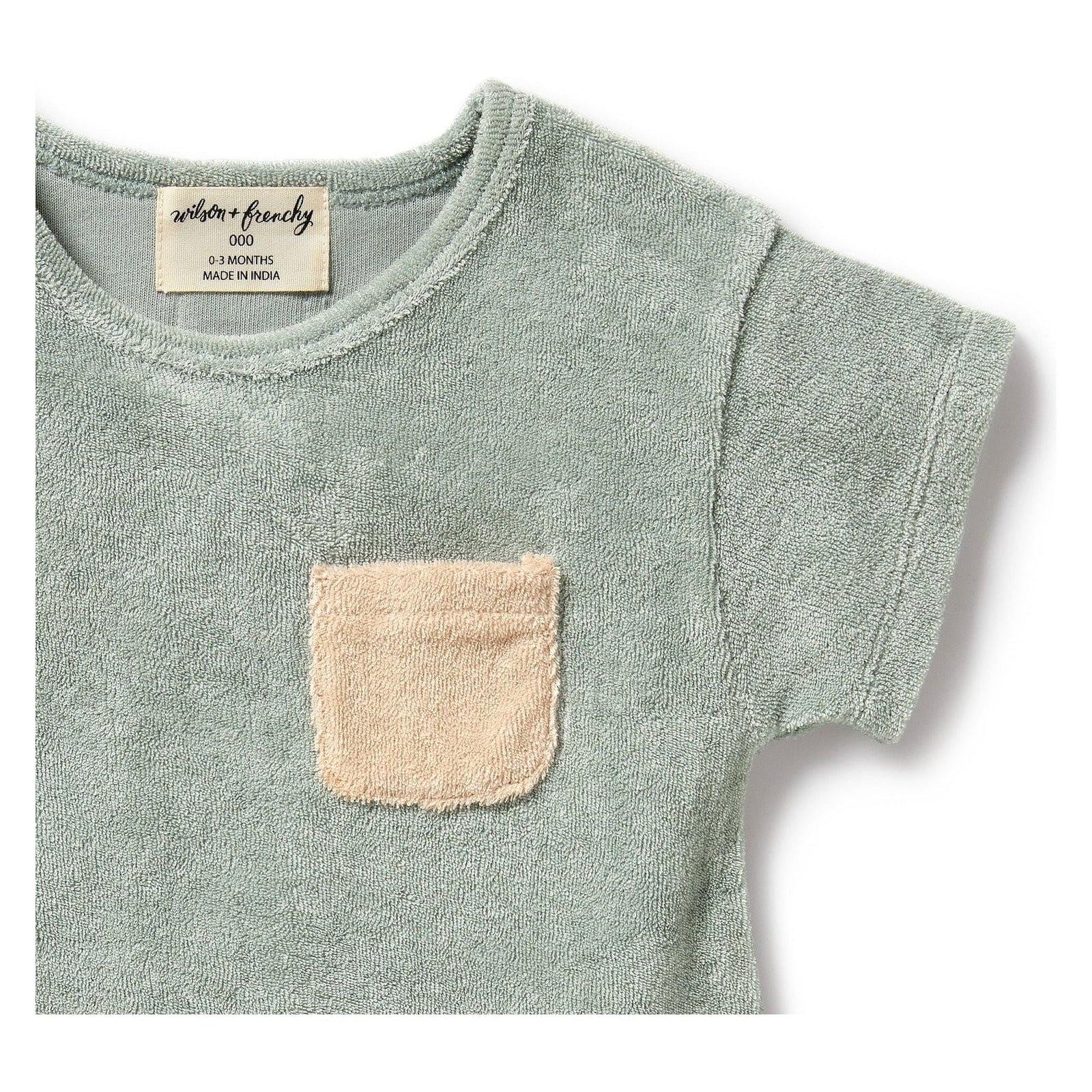 Pistachio Organic Terry Growsuit