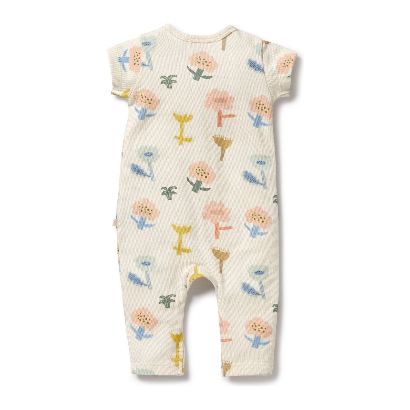 Cookie Cut Organic Ruffle Zipsuit