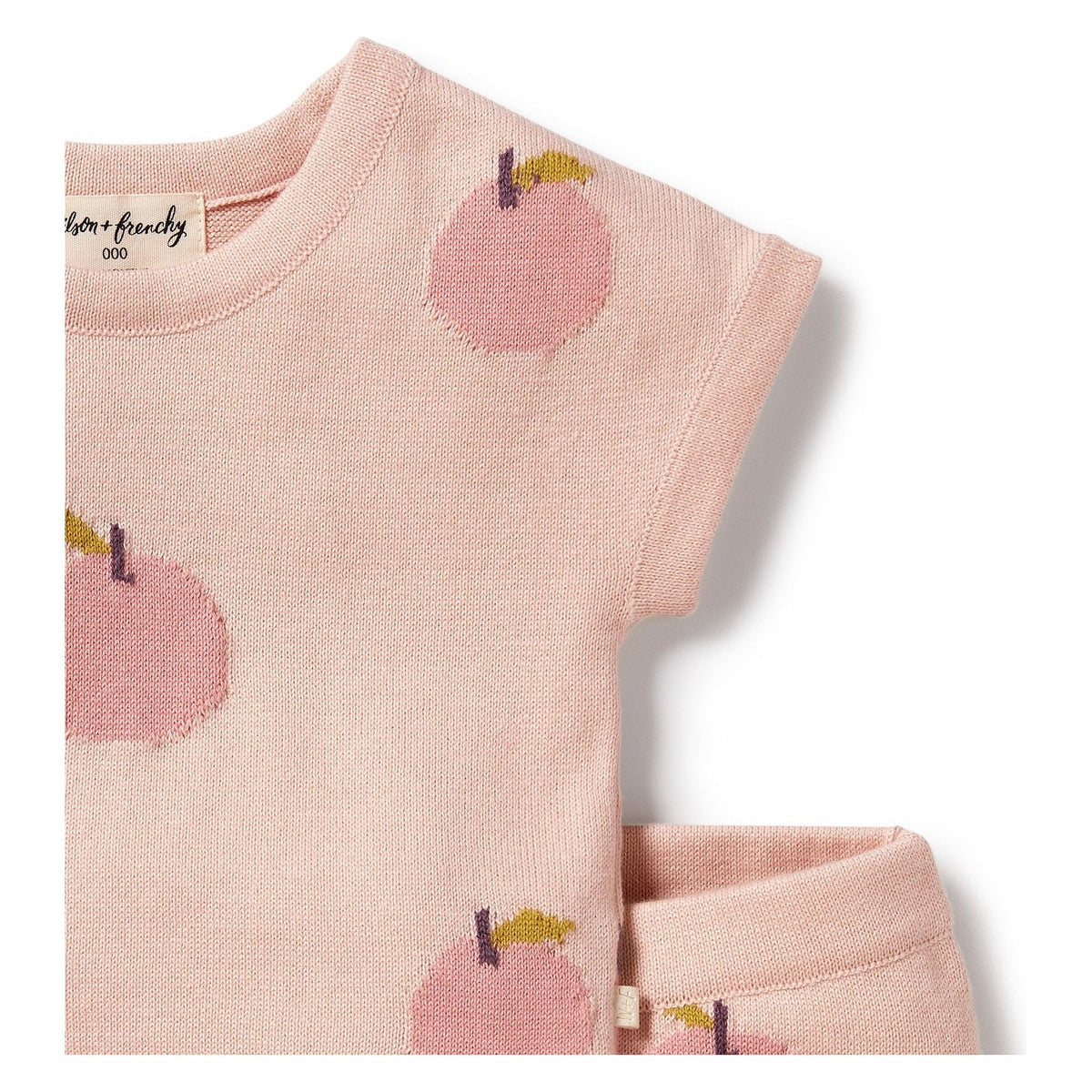 Just Peachy Organic Knitted Set