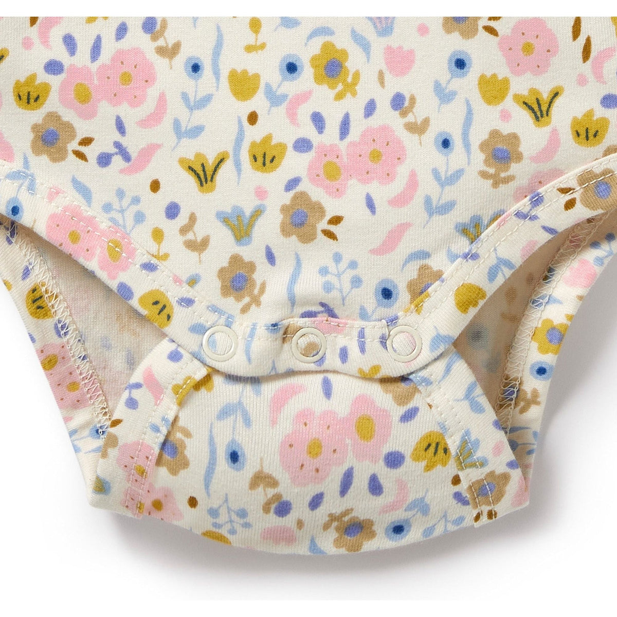 Ava Floral Organic Bodysuit