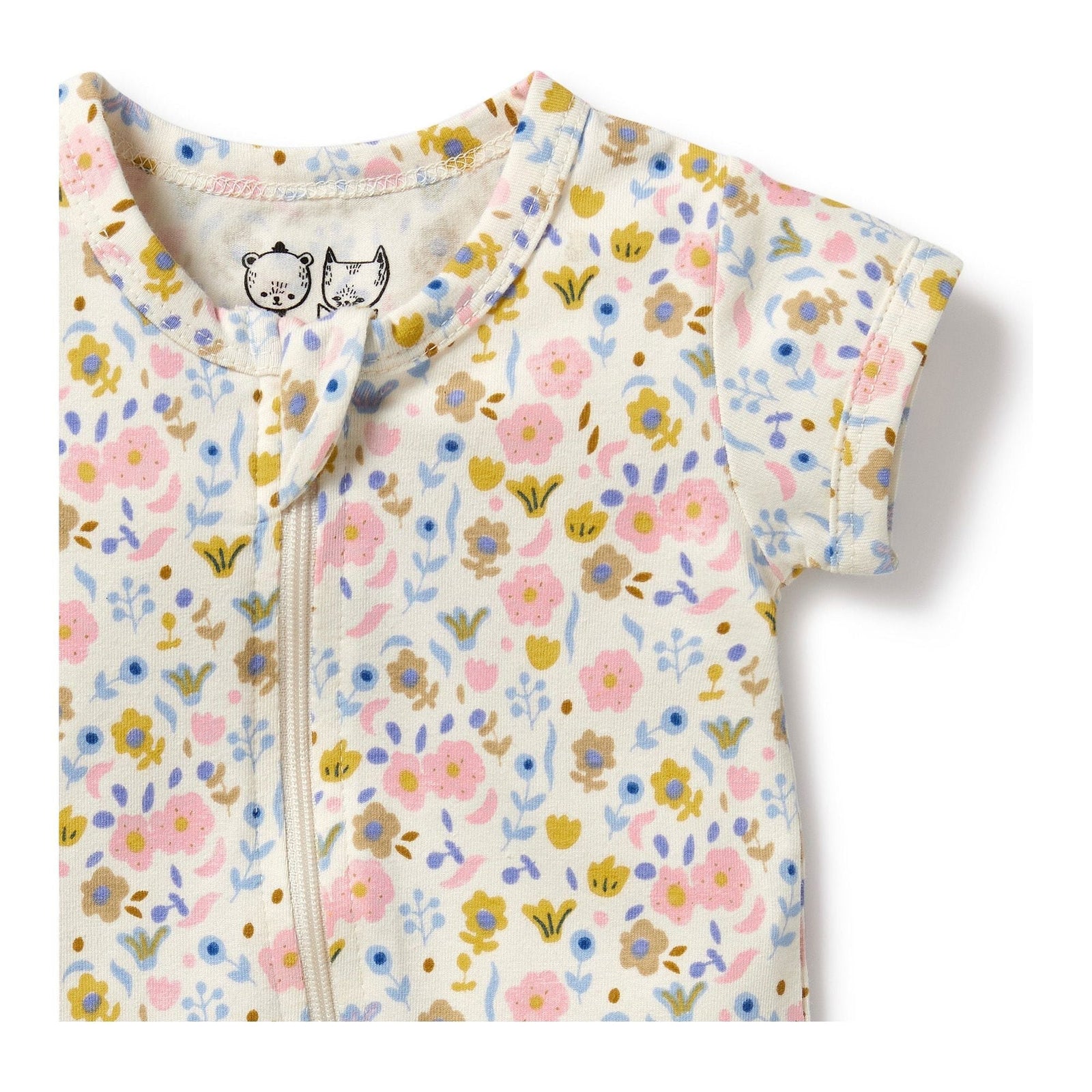 Ava Floral Organic Boyleg Zipsuit