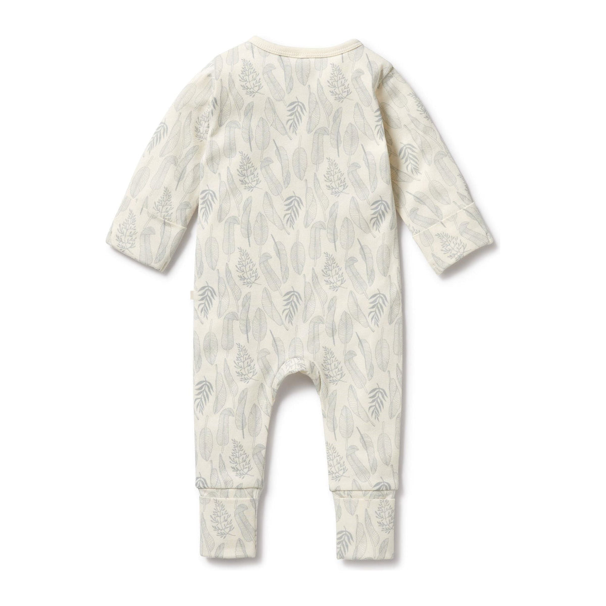 New Leaf Organic Zipsuit with Feet