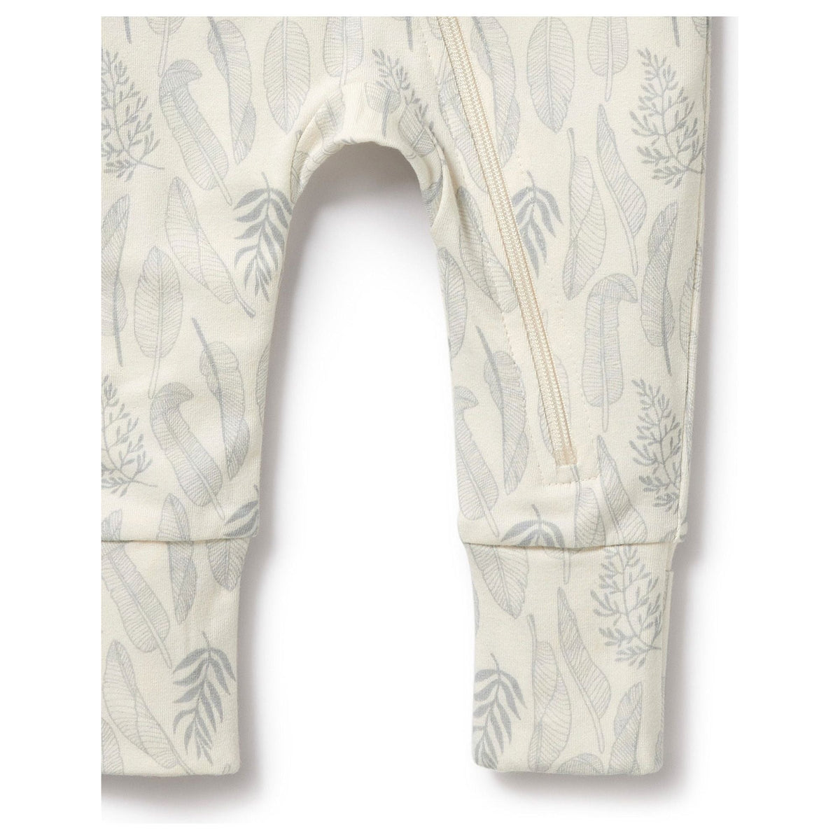 New Leaf Organic Zipsuit with Feet