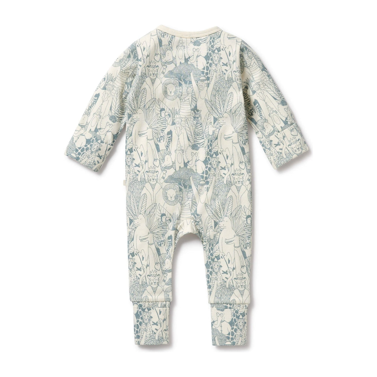 Hello Friends Organic Zipsuit with Feet