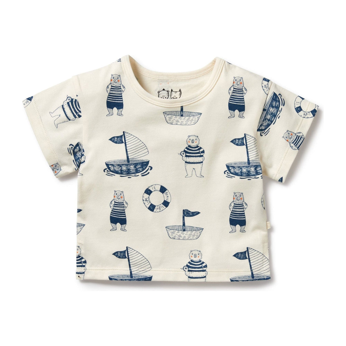 Nautical Bear Organic Tee