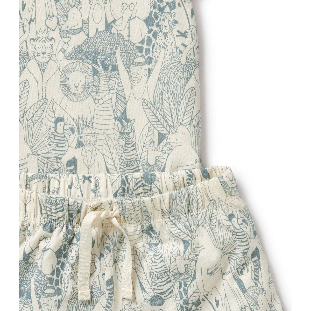 Hello Friends Organic Short Sleeved Pyjamas