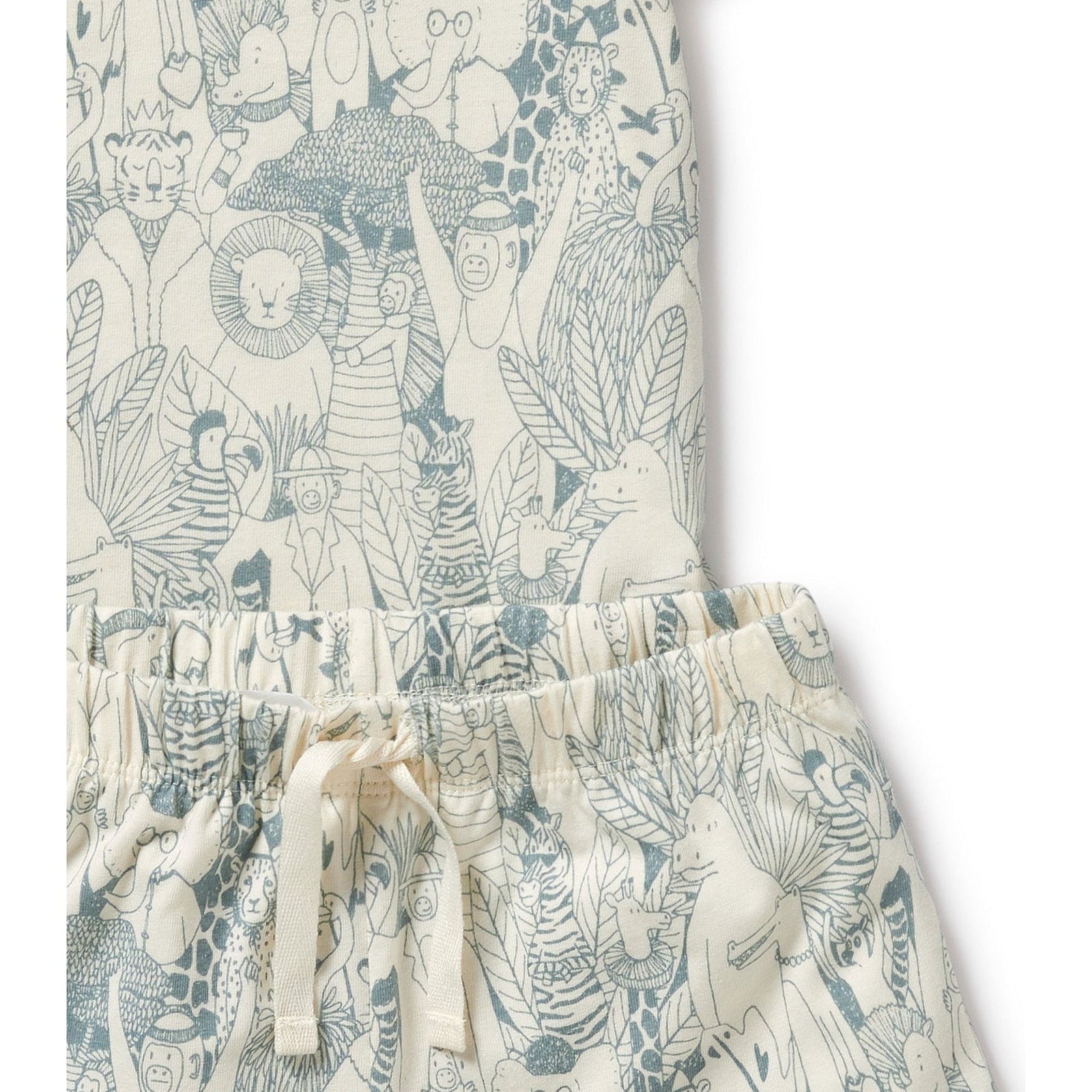 Hello Friends Organic Short Sleeved Pyjamas