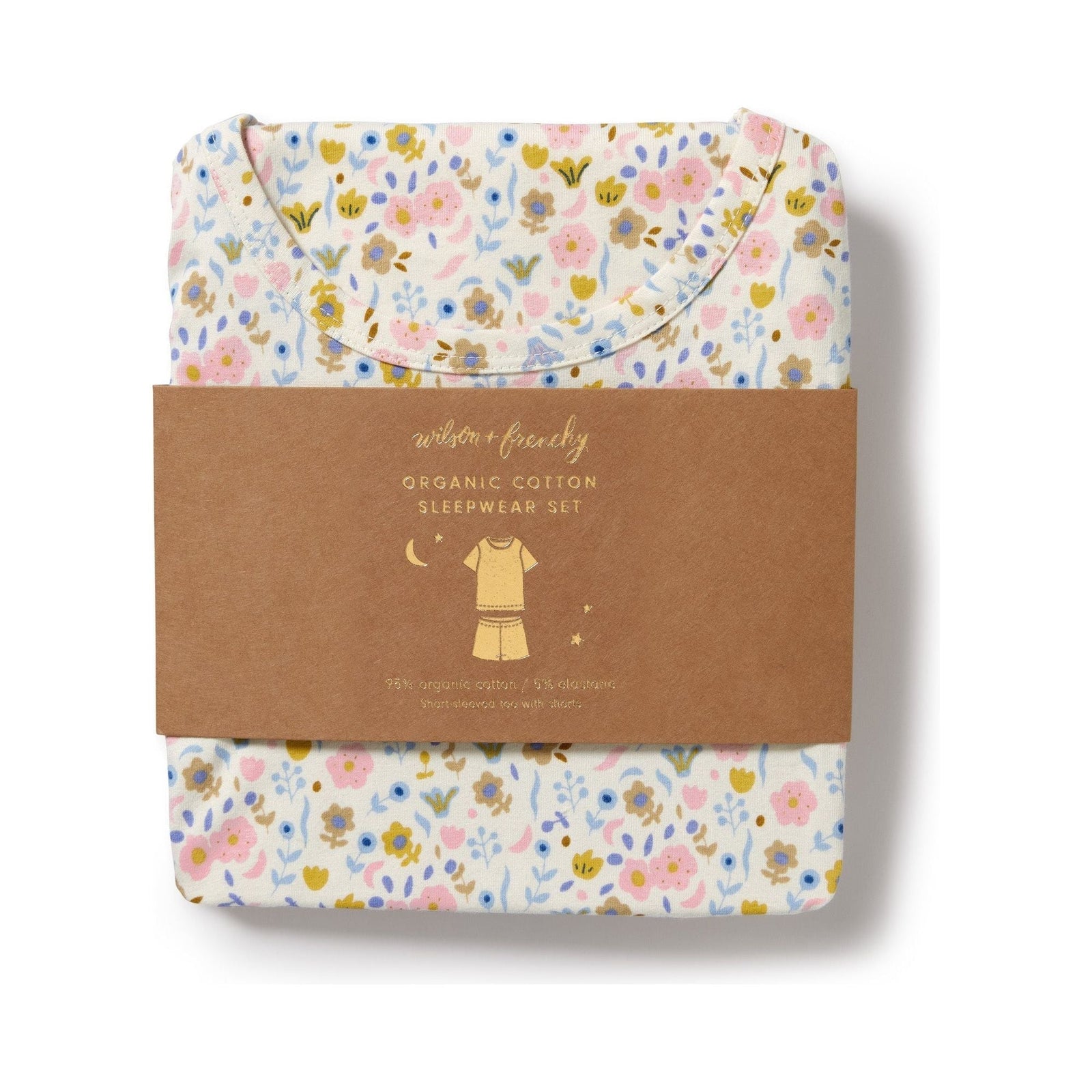 Ava Floral Organic Short Sleeved Pyjamas