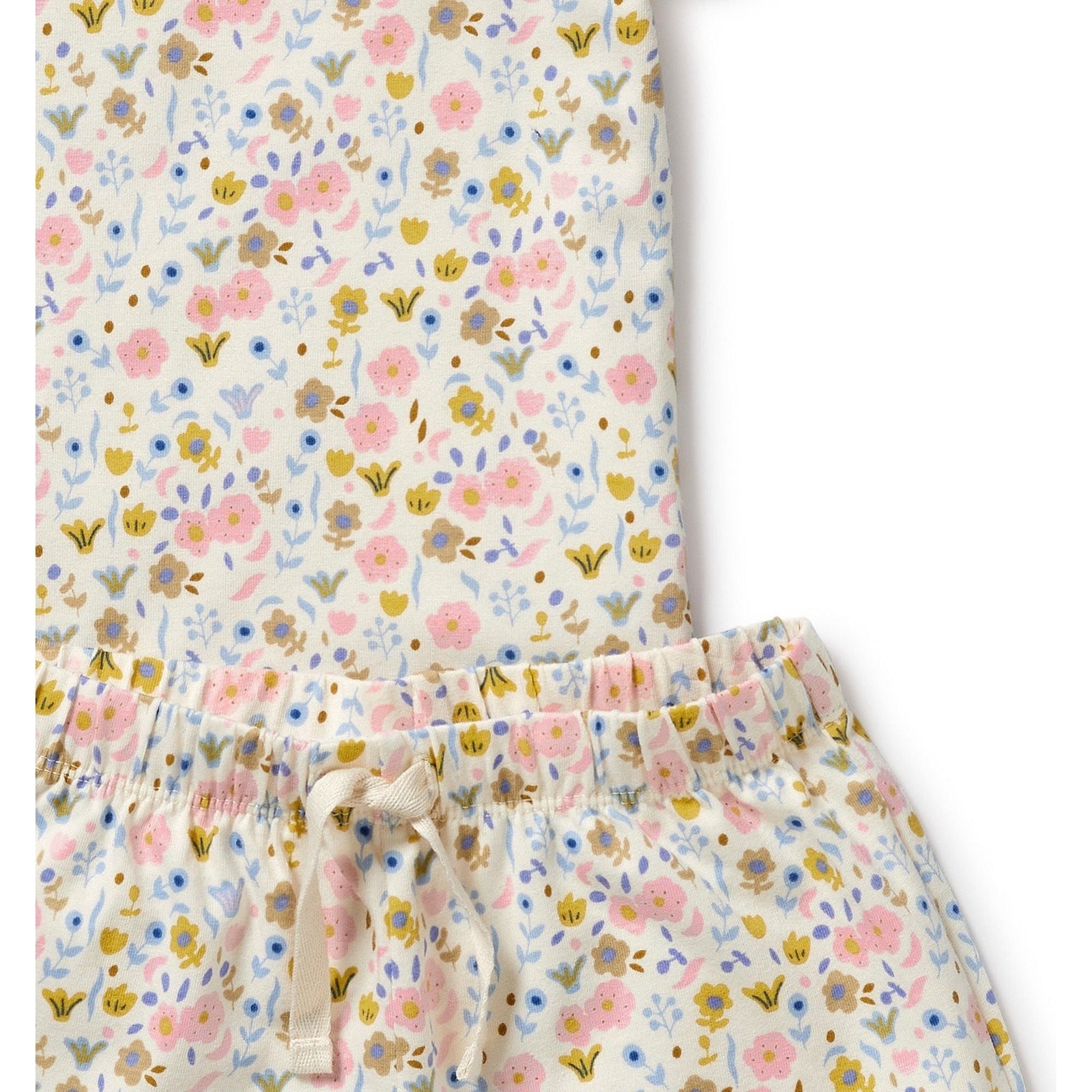 Ava Floral Organic Short Sleeved Pyjamas