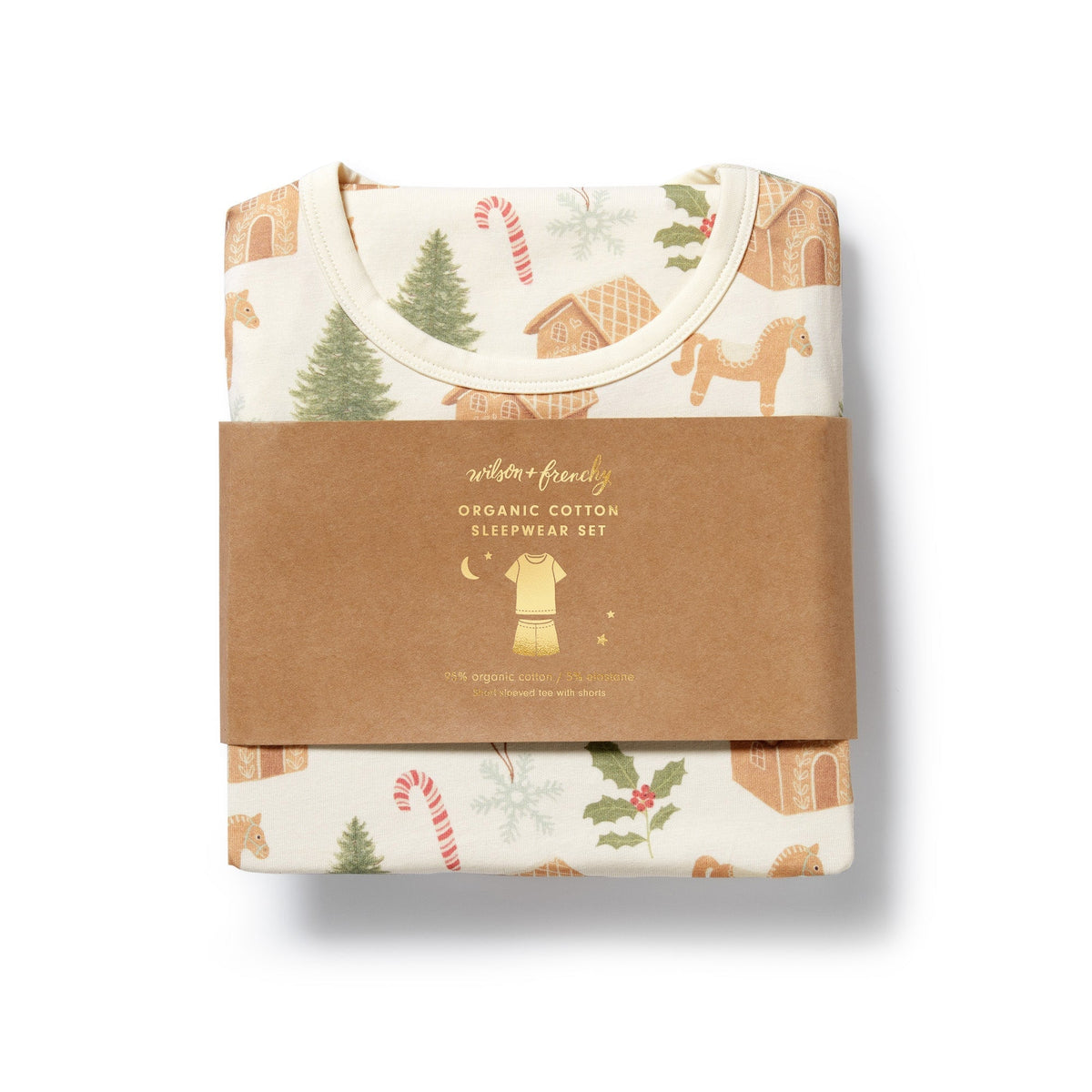 Holly Jolly Magic Organic Short Sleeved Pyjamas