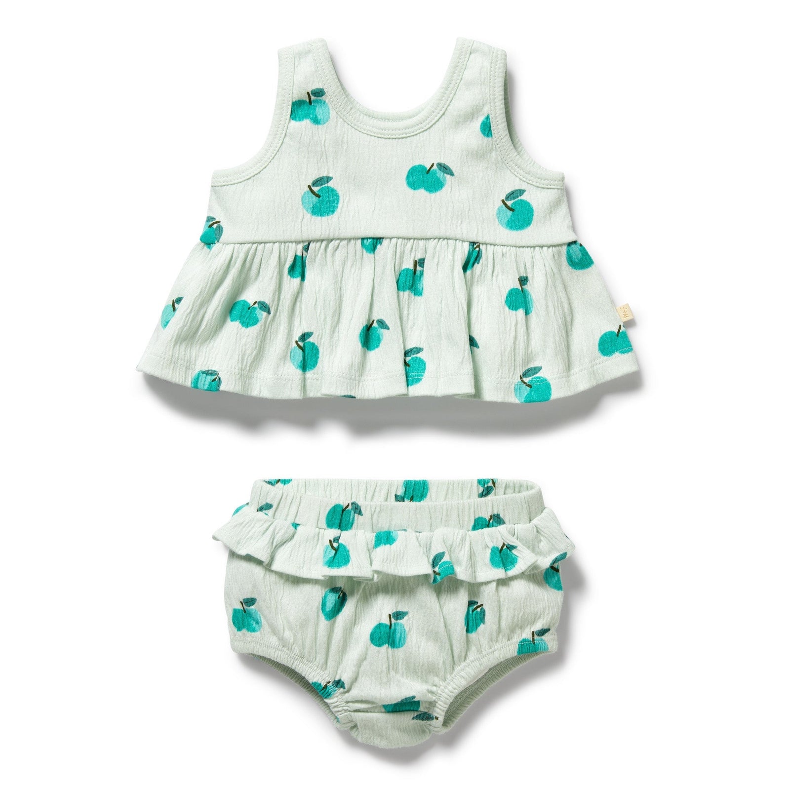 Apple Papple Organic Ruffle Set