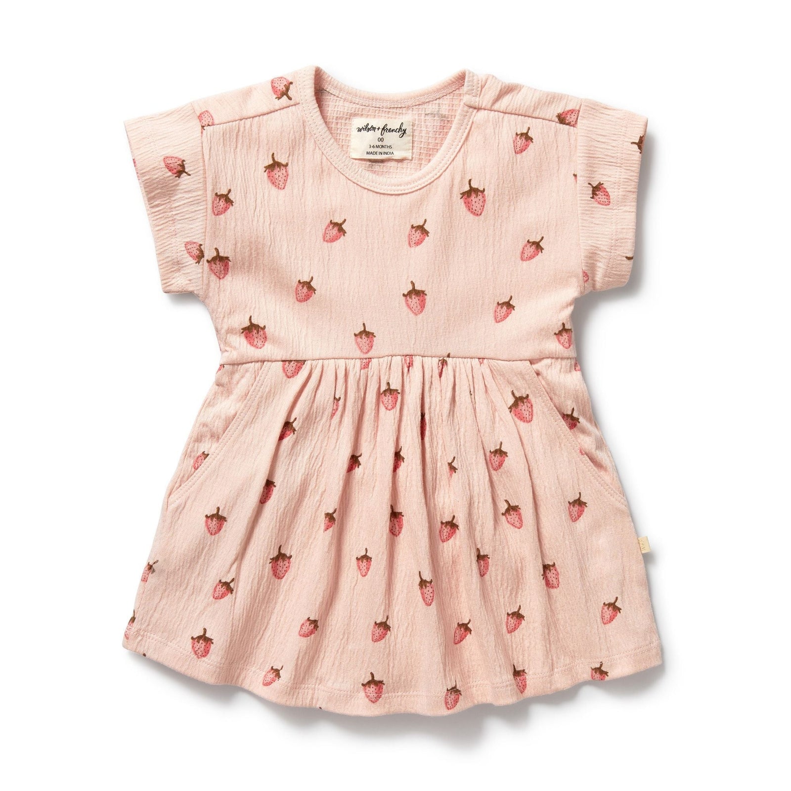 Strawberry Kisses Organic Dress